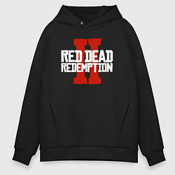 Толстовка оверсайз мужская RDR II, цвет: черный