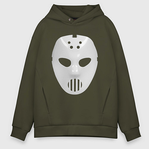 Мужское худи оверсайз Angerfist Mask / Хаки – фото 1