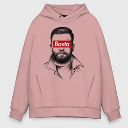 Толстовка оверсайз мужская Basta Supreme, цвет: пыльно-розовый