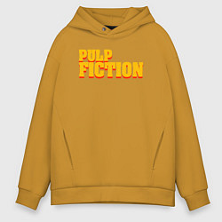 Толстовка оверсайз мужская Pulp Fiction, цвет: горчичный