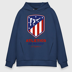 Толстовка оверсайз мужская Atlecito de Madrid, цвет: тёмно-синий