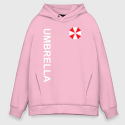 Толстовка оверсайз мужская UMBRELLA CORP, цвет: светло-розовый