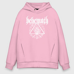 Толстовка оверсайз мужская Behemoth, цвет: светло-розовый