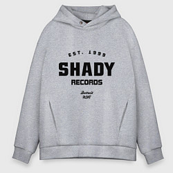 Толстовка оверсайз мужская Shady records, цвет: меланж