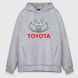 Толстовка оверсайз мужская TOYOTA, цвет: меланж