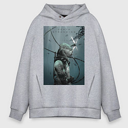 Толстовка оверсайз мужская Death Stranding, цвет: меланж