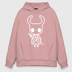 Толстовка оверсайз мужская Hollow Knight, цвет: пыльно-розовый
