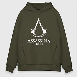 Толстовка оверсайз мужская Assassin’s Creed, цвет: хаки