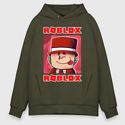 Толстовка оверсайз мужская ROBLOX, цвет: хаки