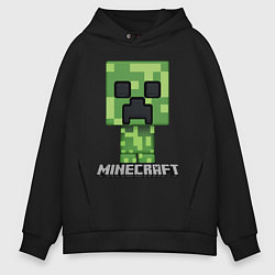 Толстовка оверсайз мужская MINECRAFT, цвет: черный