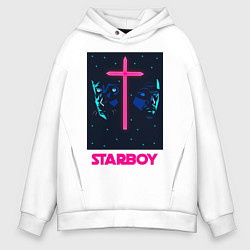 Толстовка оверсайз мужская STARBOY, цвет: белый