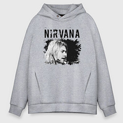 Толстовка оверсайз мужская NIRVANA, цвет: меланж