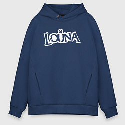 Толстовка оверсайз мужская Louna, цвет: тёмно-синий