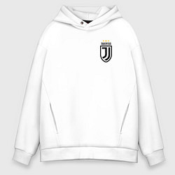 Толстовка оверсайз мужская JUVENTUS, цвет: белый