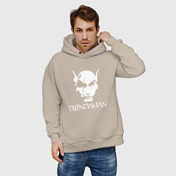 Толстовка оверсайз мужская TES - Приплыли, цвет: миндальный — фото 2