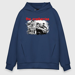 Толстовка оверсайз мужская The Cranberries, цвет: тёмно-синий