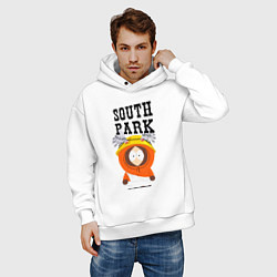 Толстовка оверсайз мужская South Park Кенни, цвет: белый — фото 2