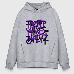 Толстовка оверсайз мужская GTA Tag BALLAS, цвет: меланж