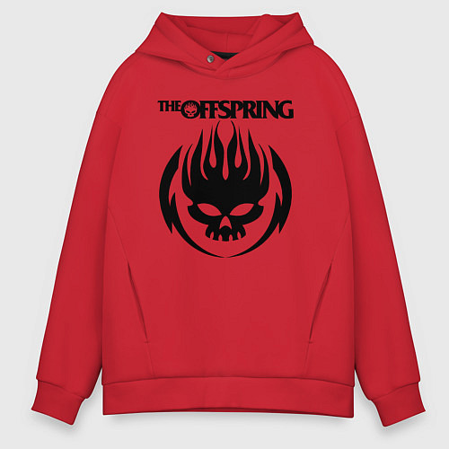 Мужское худи оверсайз THE OFFSPRING / Красный – фото 1