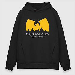 Толстовка оверсайз мужская Wu-Tang Clan цвета черный — фото 1