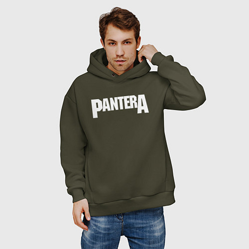 Мужское худи оверсайз PANTERA / Хаки – фото 3