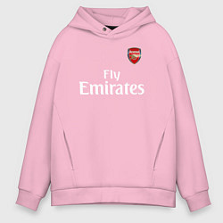 Толстовка оверсайз мужская ARSENAL, цвет: светло-розовый