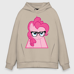 Толстовка оверсайз мужская Pinky Pie hipster, цвет: миндальный