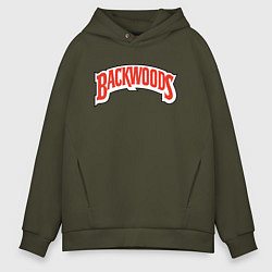 Толстовка оверсайз мужская BACKWOODS, цвет: хаки