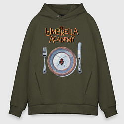 Толстовка оверсайз мужская Академия Амбрелла, цвет: хаки