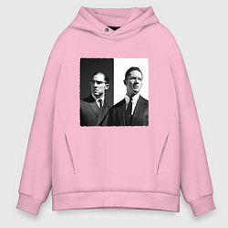 Толстовка оверсайз мужская Tom hardy, цвет: светло-розовый