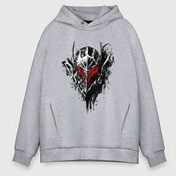 Толстовка оверсайз мужская BERSERK, цвет: меланж