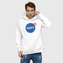 Толстовка оверсайз мужская Nerv, цвет: белый — фото 2