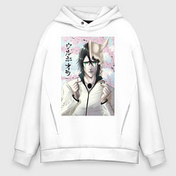 Толстовка оверсайз мужская Улькиора Сифер, цвет: белый