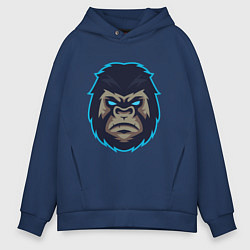 Толстовка оверсайз мужская Gorilla, цвет: тёмно-синий