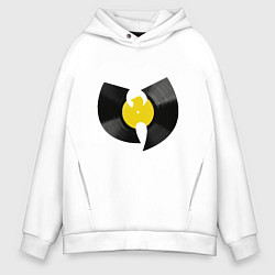 Толстовка оверсайз мужская Wu-Tang Vinyl, цвет: белый