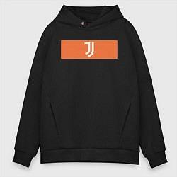 Толстовка оверсайз мужская Juventus Tee Cut & Sew 2021, цвет: черный
