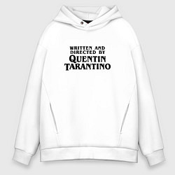 Толстовка оверсайз мужская Quentin Tarantino, цвет: белый
