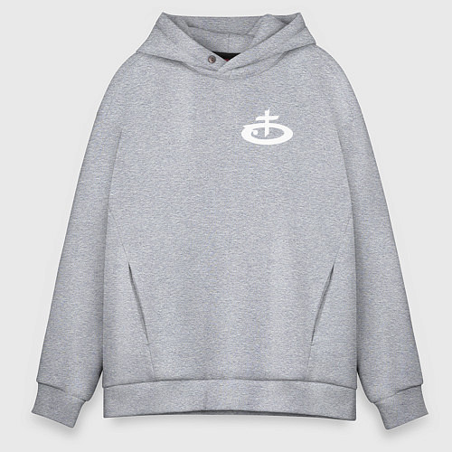 Мужское худи оверсайз OBLADAET P7AY3R5 / Меланж – фото 1