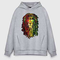 Толстовка оверсайз мужская Jam lioN, цвет: меланж