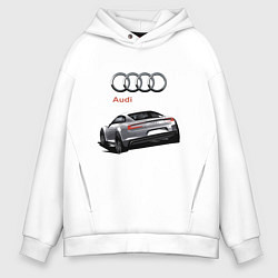 Толстовка оверсайз мужская Audi Prestige Concept, цвет: белый