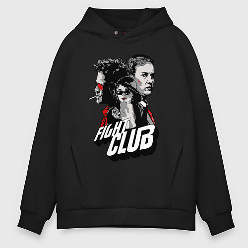 Мужское худи оверсайз SOAP CLUB / Черный – фото 1