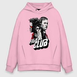Толстовка оверсайз мужская SOAP CLUB, цвет: светло-розовый