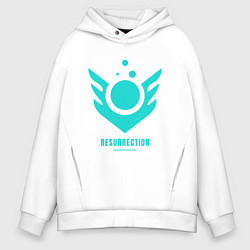 Толстовка оверсайз мужская Сейдж способность валорант, цвет: белый