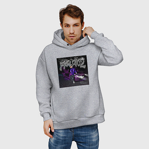 Мужское худи оверсайз OG BUDA FREERIO2 / Меланж – фото 3
