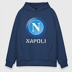 Толстовка оверсайз мужская SSC NAPOLI Napoli, цвет: тёмно-синий