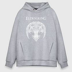 Толстовка оверсайз мужская ДРЕВО ELDEN RING, цвет: меланж