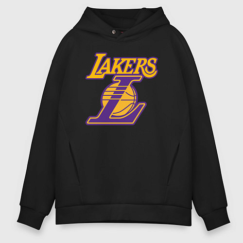 Мужское худи оверсайз Lakers Лейкерс Коби Брайант / Черный – фото 1