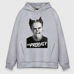 Толстовка оверсайз мужская The Prodigy - firestarter, цвет: меланж