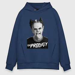 Толстовка оверсайз мужская The Prodigy - firestarter, цвет: тёмно-синий