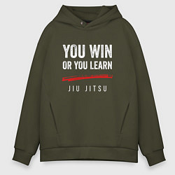 Толстовка оверсайз мужская King Jiu Jitsu, цвет: хаки